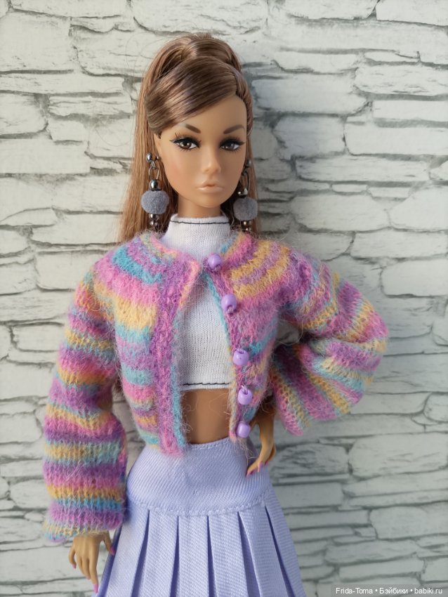 Одежда на Барби Поппи Интегрити кардиган джемпер