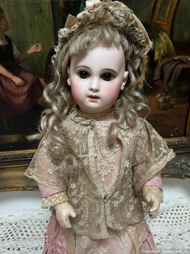 Антикварная кукла Жюмо эпохи Премьер рост 40 см Jumeau 6 EJ (фото 7)