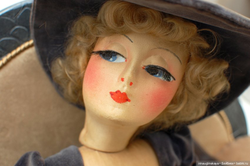 Антикварная будуарная кукла Blossom (фото 8)