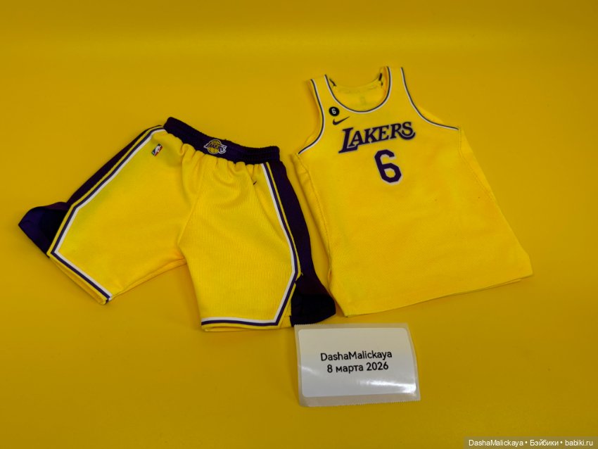 Баскетбольная форма Lakers от Enterbay (фото 2)