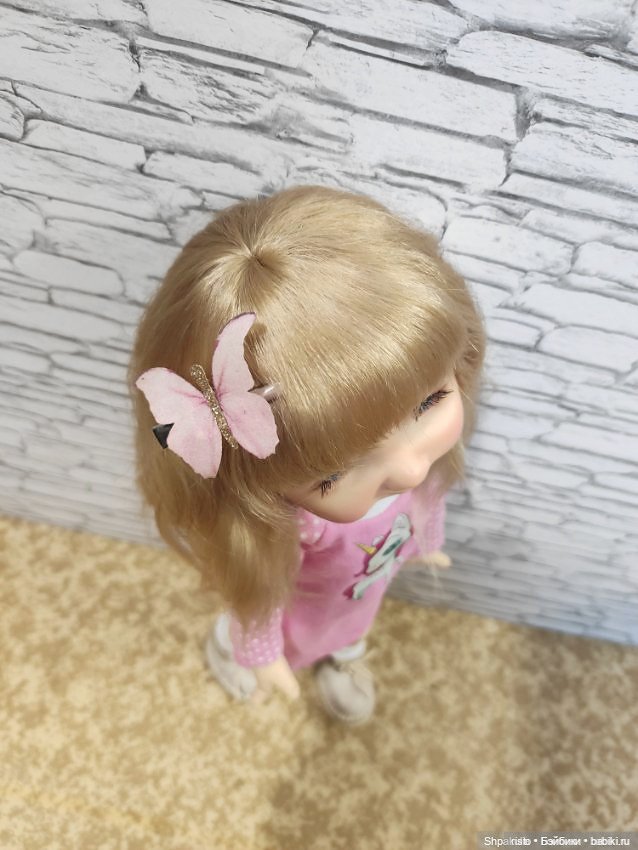 Красивый парик для Dumplings Meadow dolls от Александры Шпаковской (фото 2)