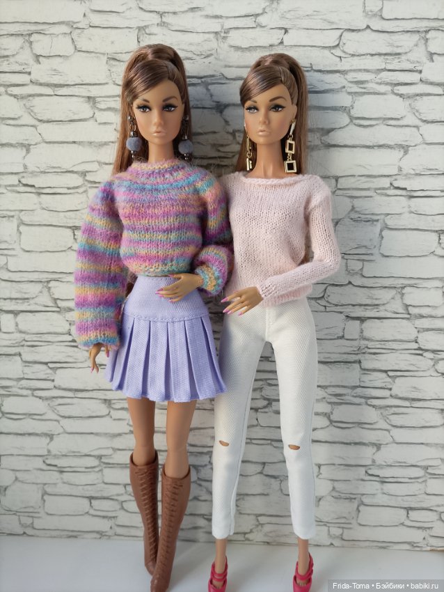 Одежда на Барби Поппи Интегрити кардиган джемпер (фото 9)