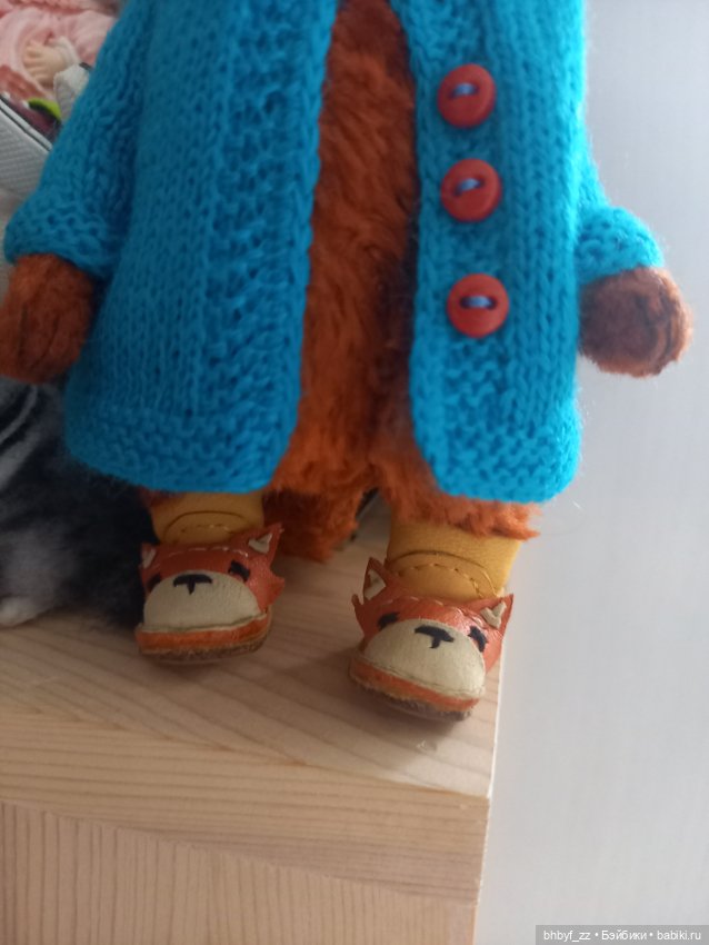 Кудрявый лис от babae4ko — Авторские игрушки (фото 5)