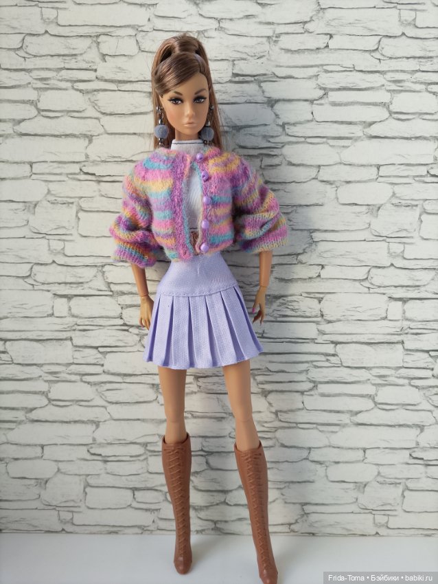Одежда на Барби Поппи Интегрити кардиган джемпер (фото 3)