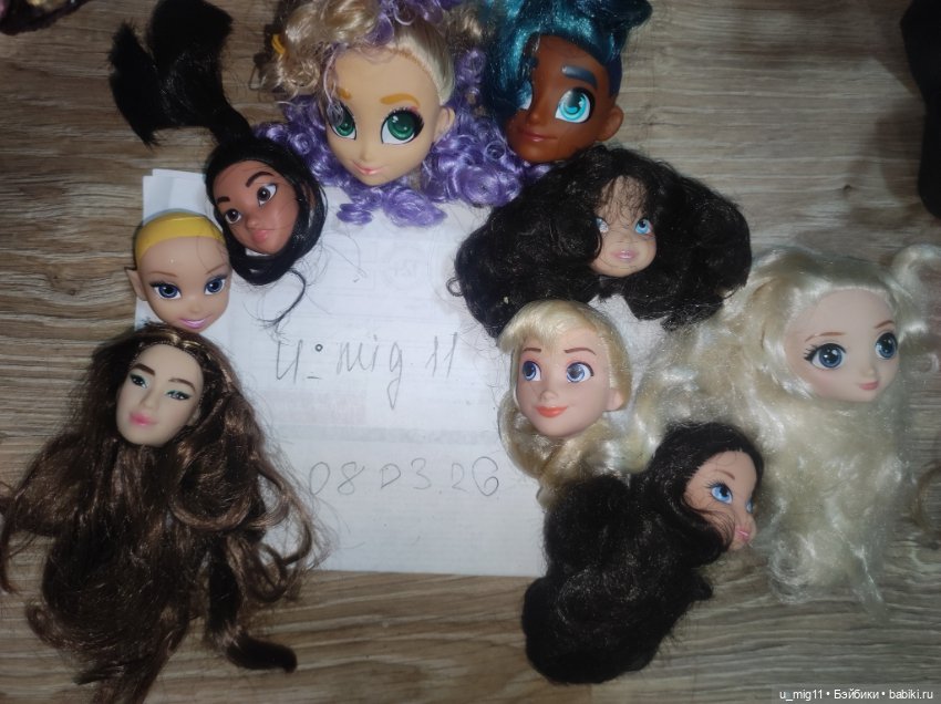 Головы от ликки,licca repro blommor imomo (фото 5)