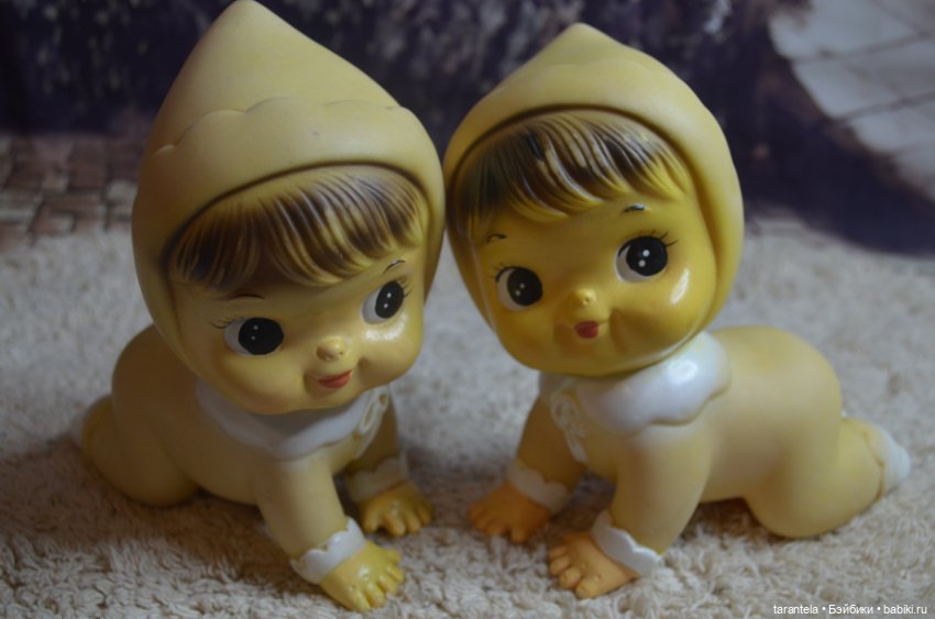 Резиновые малышки близнецы из 60-х (фото 7)