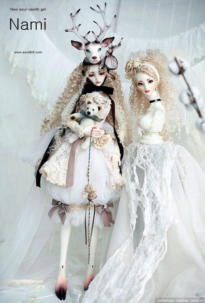 Бюст для голов Souldoll размер Zenith цвет скина белый (фото 2)