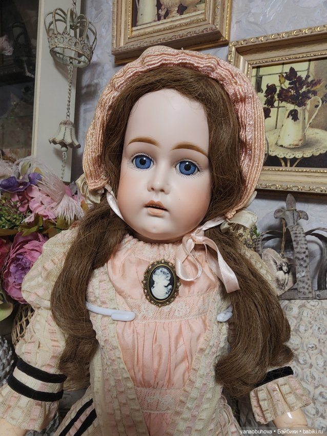 Редкая ранняя антикварная кукла Кестнер лонг фейс (фото 8)