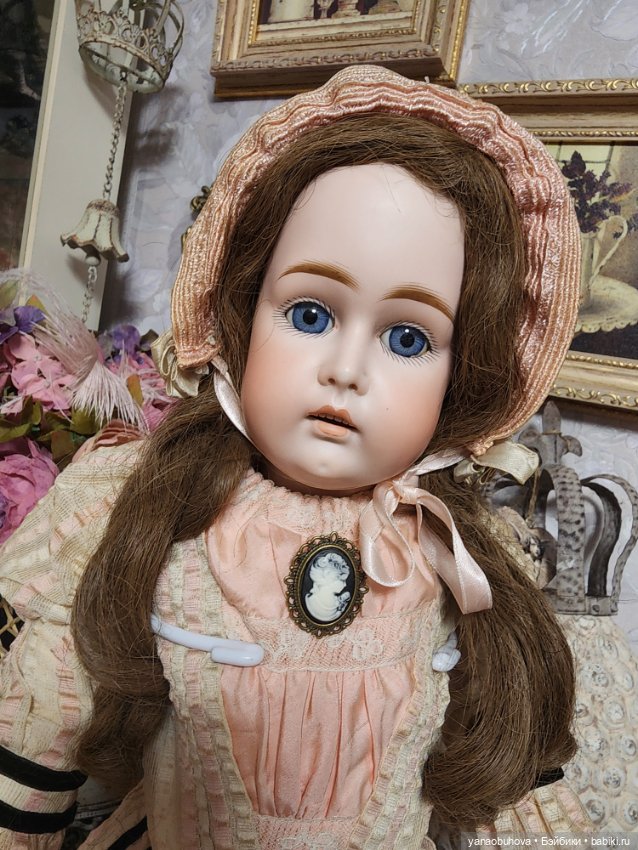 Редкая ранняя антикварная кукла Кестнер лонг фейс (фото 9)