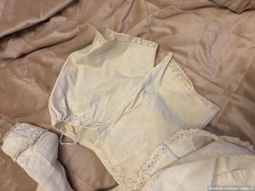 Антикварное платье для куклы (фото 5)