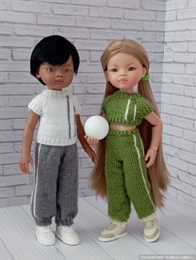 Спортивный костюм для кукол Паола Рейна 32-34 см (фото 3)