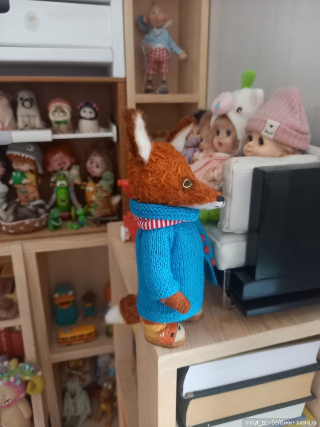 Кудрявый лис от babae4ko — Авторские игрушки (фото 4)