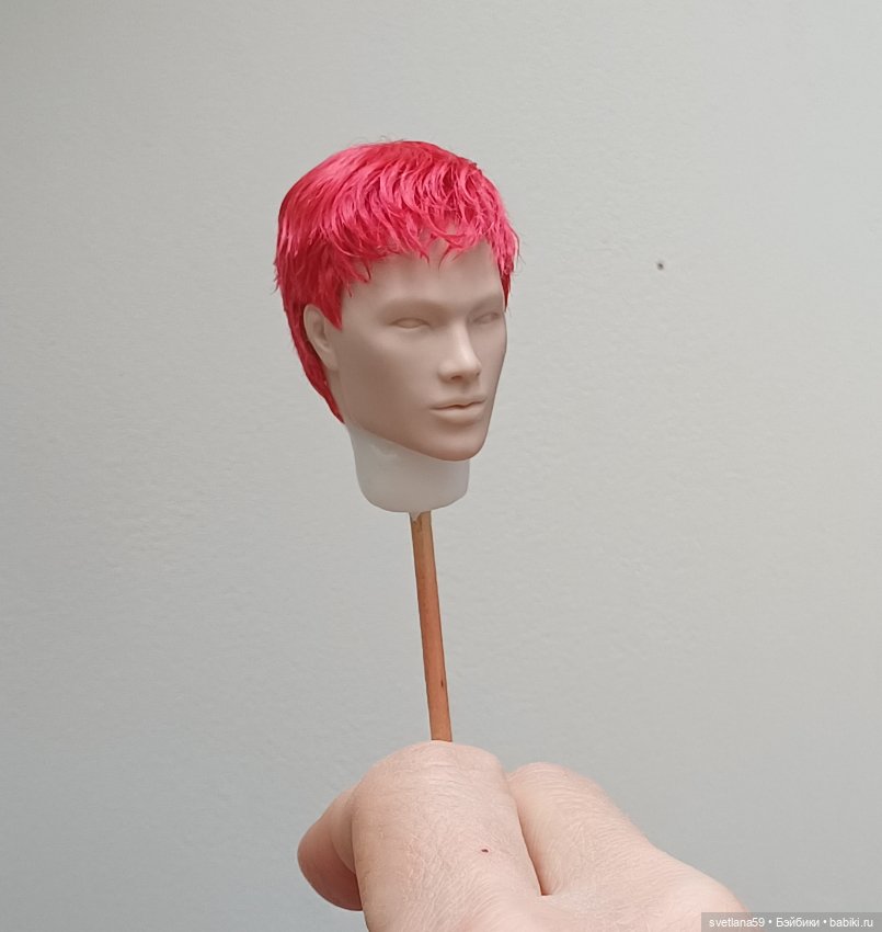 Парик из козочки для парней ИТ и др подобные головы (фото 8)