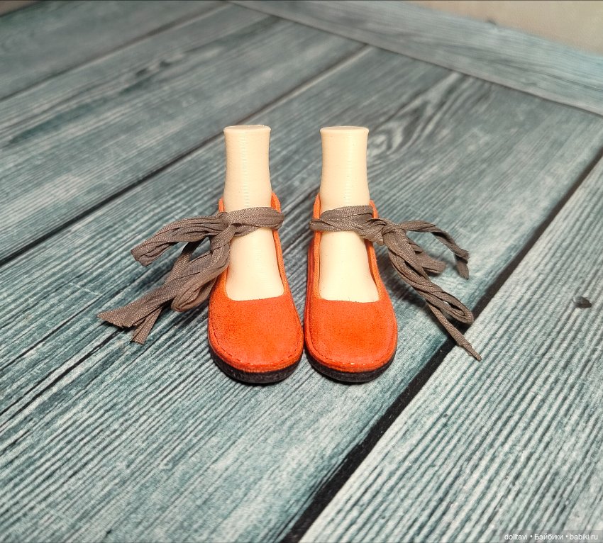 Балетки морковные 4,3*1,6см (фото 4)