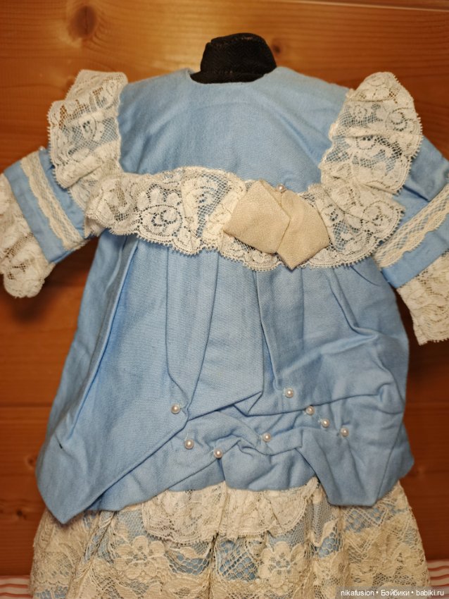 Платье на старинную куклу ростом 55 см (фото 4)