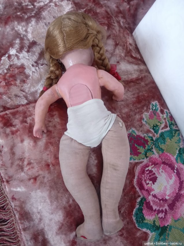 Старинная немецкая композитная кукла (фото 7)