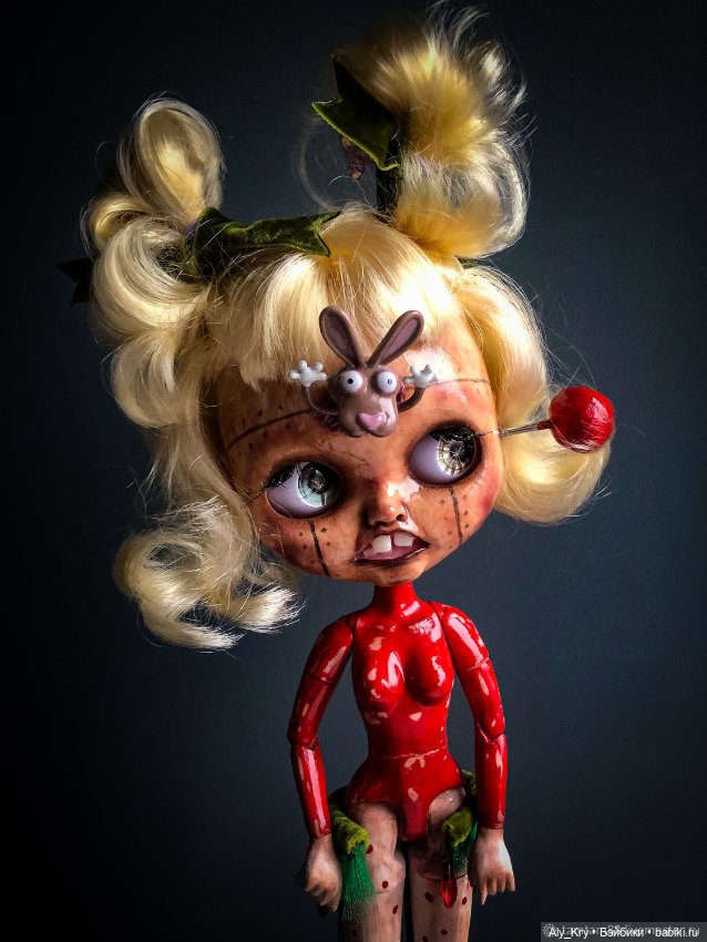 Кукла ООАК Блайз кастом с долепкой / Blythe OOAK
