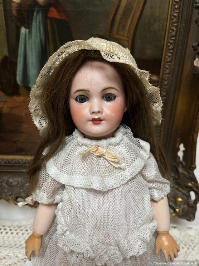 Антикварная француженка SFBJ 301 кабинетного размера 40 см (фото 8)