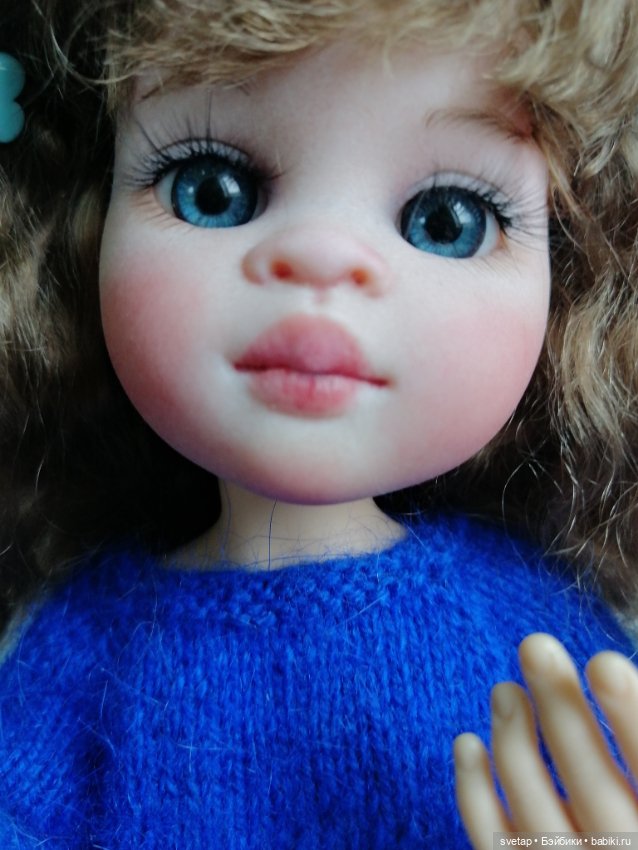 Малышка Нора ООАК Паола Рейна голова (фото 6)