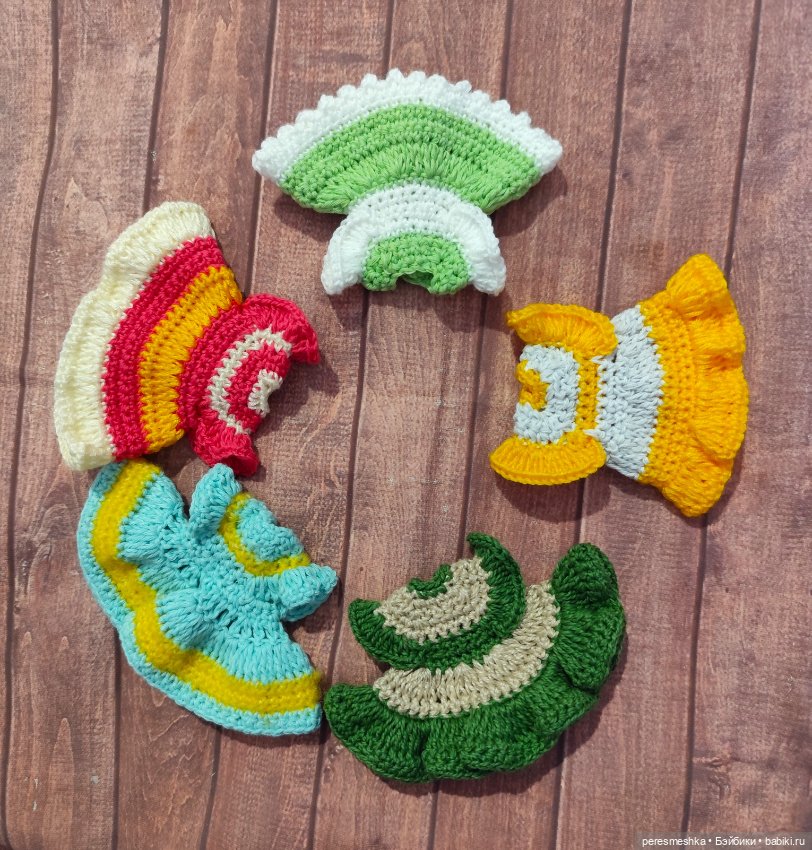 20 платьев для малявок 11-12 см (Эви, Ob11, мини-баболи и др) (фото 4)