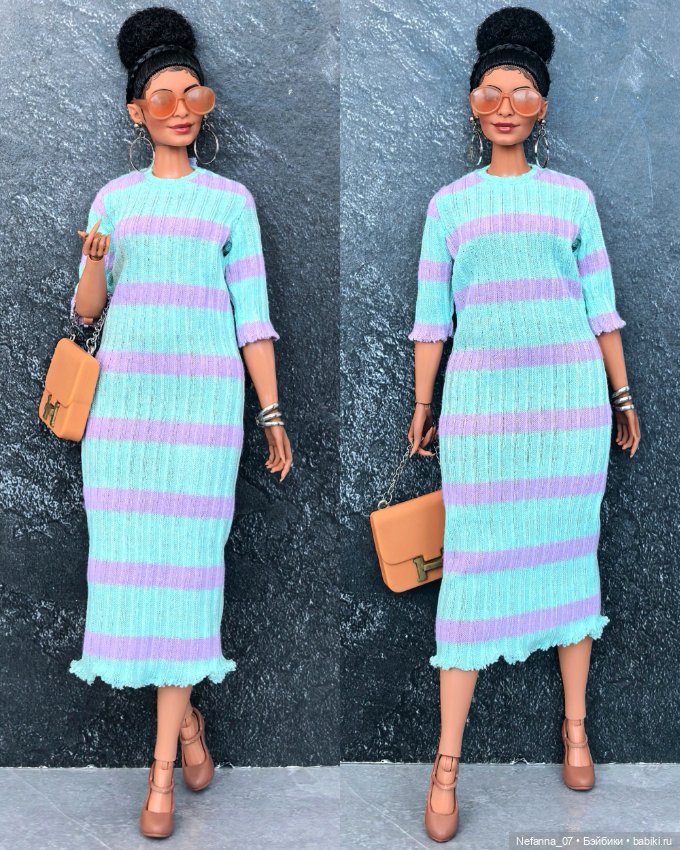 Платье для пышки Барби — Одежда для кукол (фото 3)