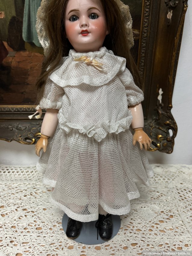 Антикварная француженка SFBJ 301 кабинетного размера 40 см (фото 5)