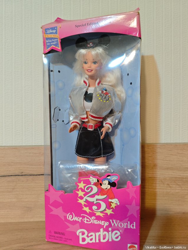 Кукла Барби 25th anniversary Walt Disney World (фото 3)