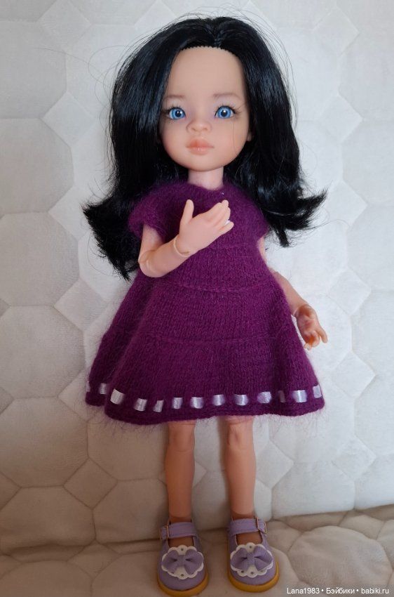 Милая брюнетка — ООАК (кастом куклы) (фото 6)