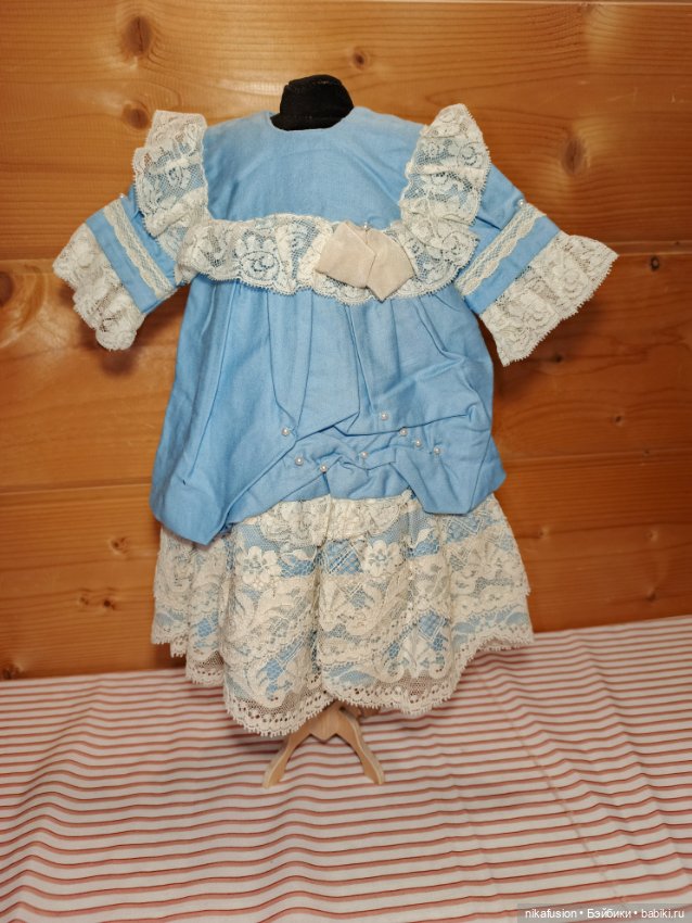 Платье на старинную куклу ростом 55 см (фото 2)