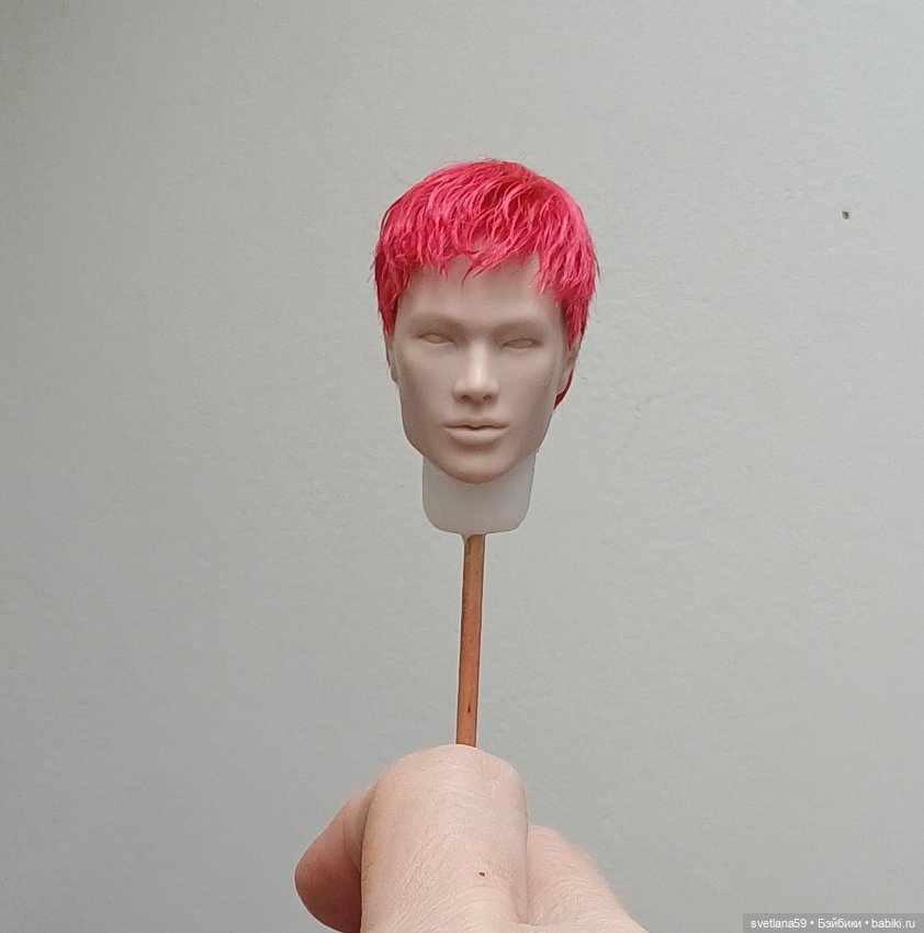 Парик из козочки для парней ИТ и др подобные головы