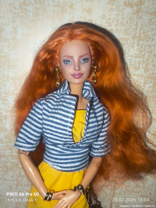 Ооак Кукла барби бмр Милли bmr 1959 высокое тело barbie (фото 7)