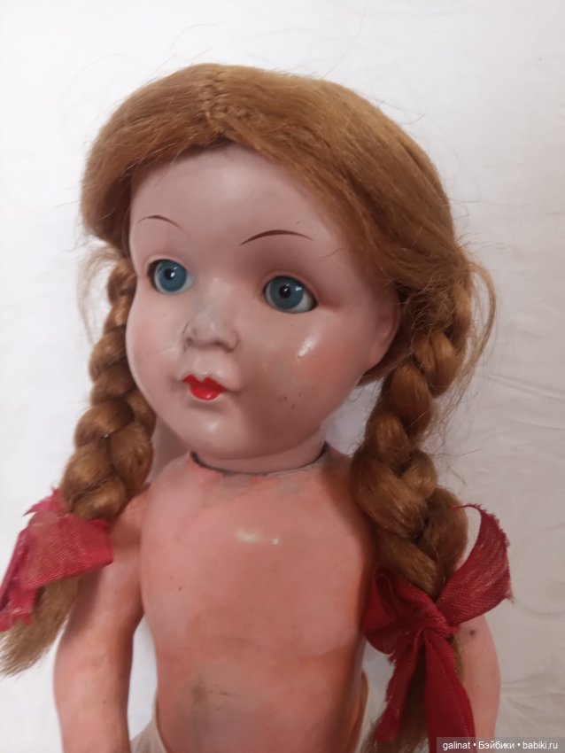 Старинная немецкая композитная кукла (фото 9)