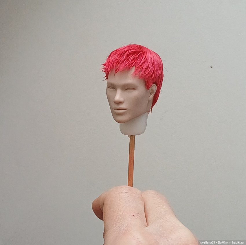 Парик из козочки для парней ИТ и др подобные головы (фото 2)