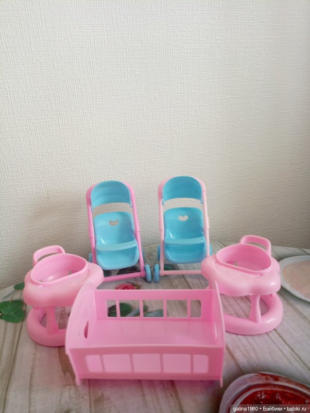 Коляски для пупсиков 12 см