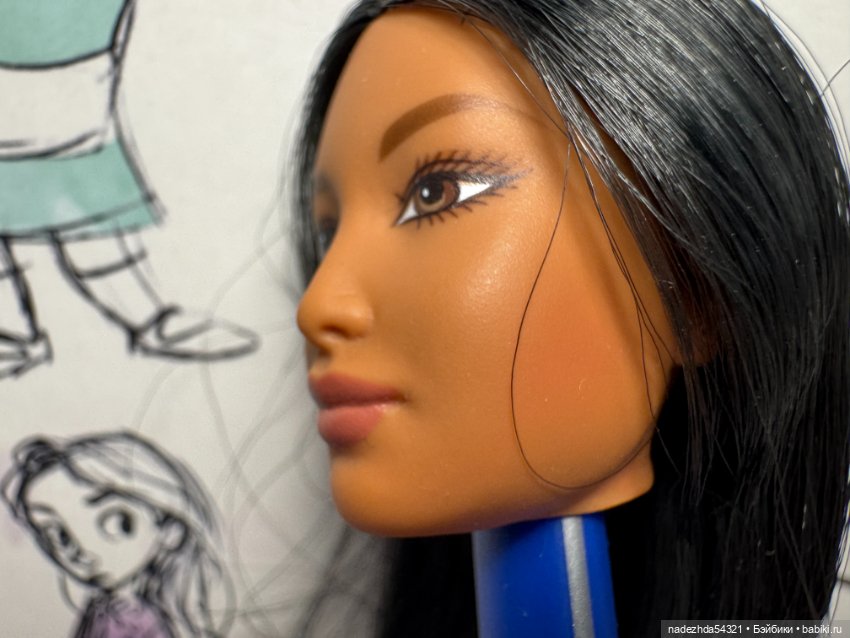 Голова Барби Натив Америка 2000 год (фото 5)