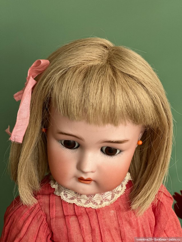 Натуральный Парик на антикварную куклу (фото 6)