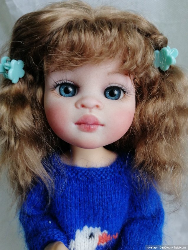 Малышка Нора ООАК Паола Рейна голова (фото 4)