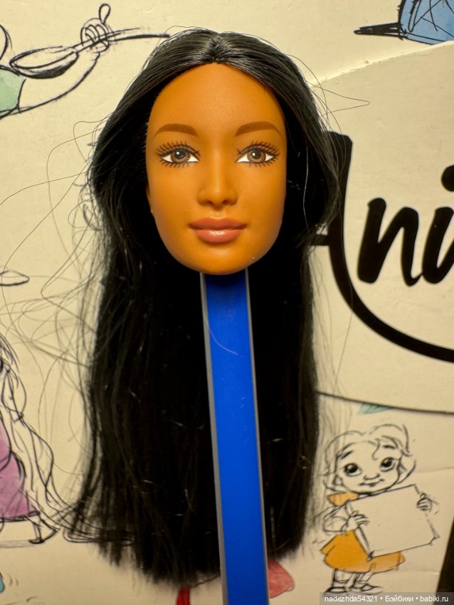 Голова Барби Натив Америка 2000 год