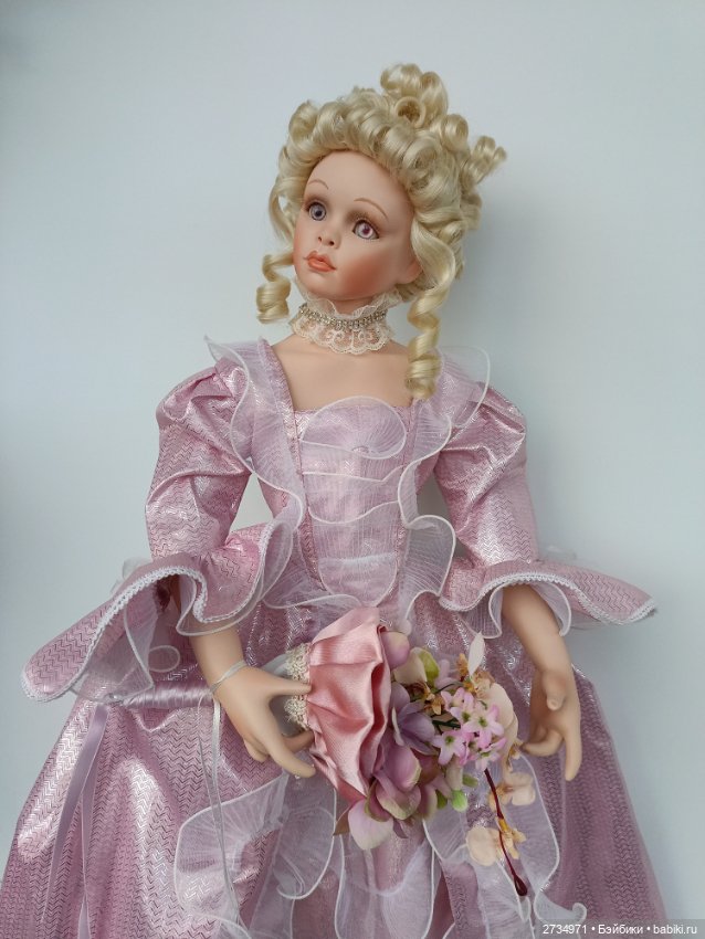 Кукла фарфоровая коллекционная (фото 8)