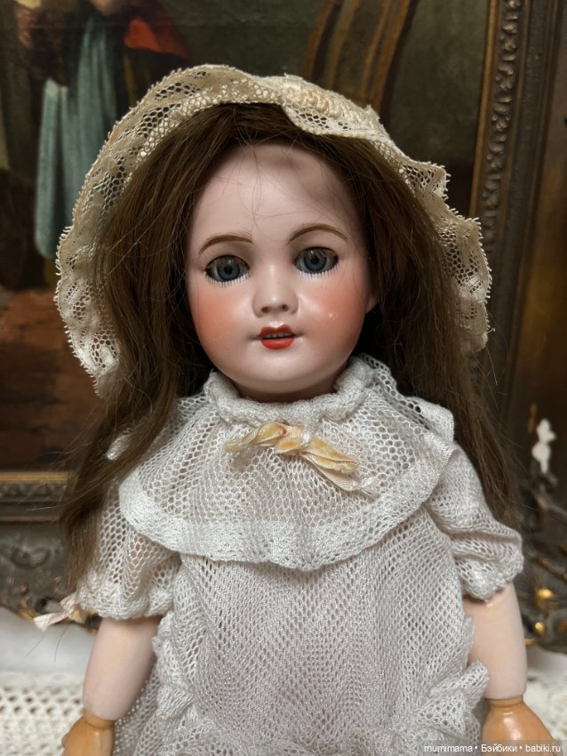 Антикварная француженка SFBJ 301 кабинетного размера 40 см (фото 2)