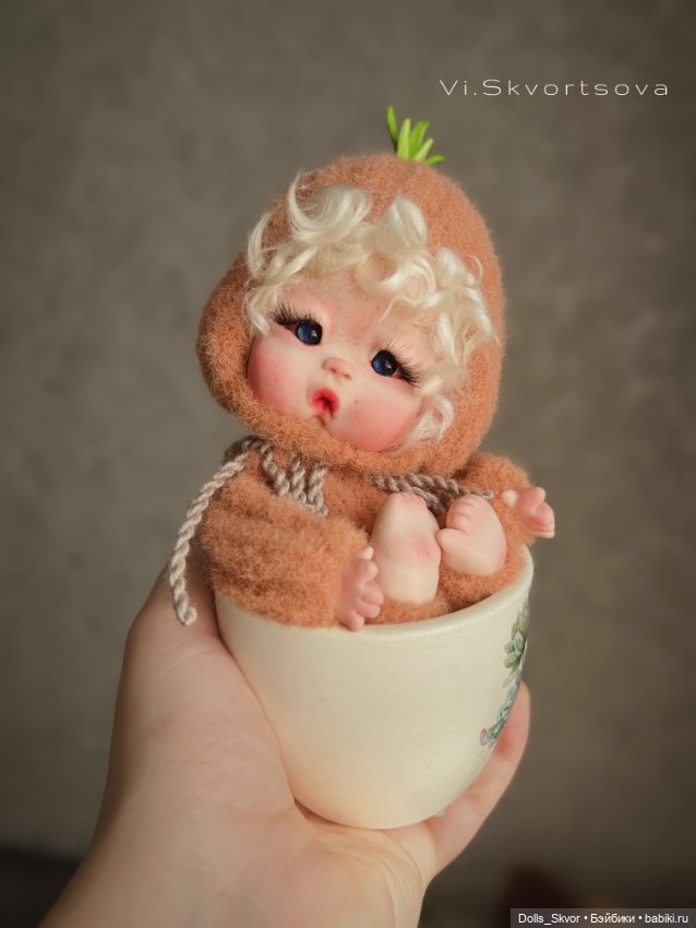 Авторская кукла полностью ручная работа (фото 3)