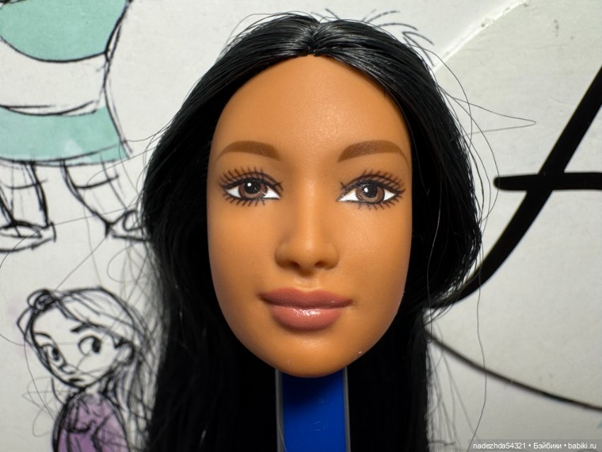 Голова Барби Натив Америка 2000 год (фото 2)