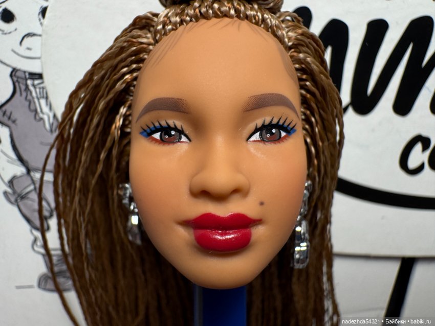 Голова Барби БМР 1959 мулатки (фото 3)