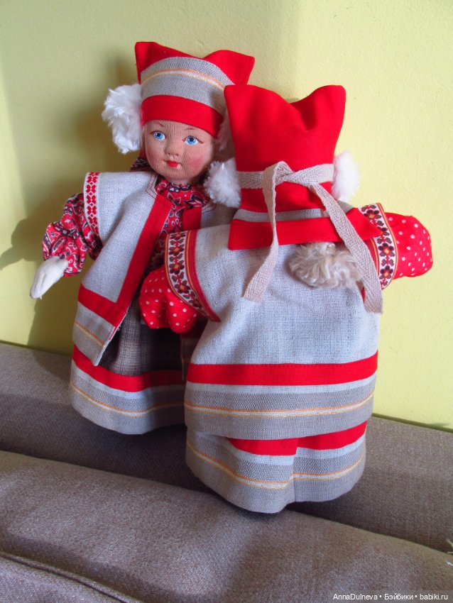 Кукла "Рязаночка". Реплика артельной куклы СССР (фото 7)