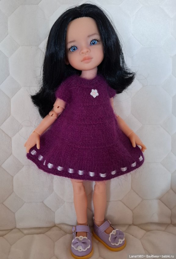 Милая брюнетка — ООАК (кастом куклы) (фото 7)