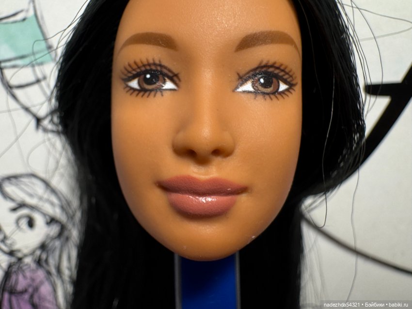 Голова Барби Натив Америка 2000 год (фото 3)