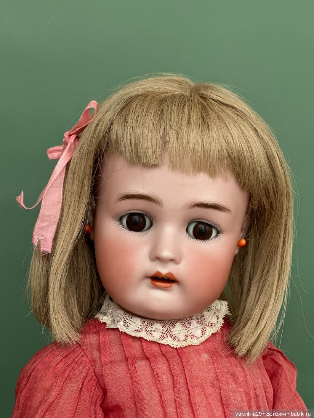 Натуральный Парик на антикварную куклу