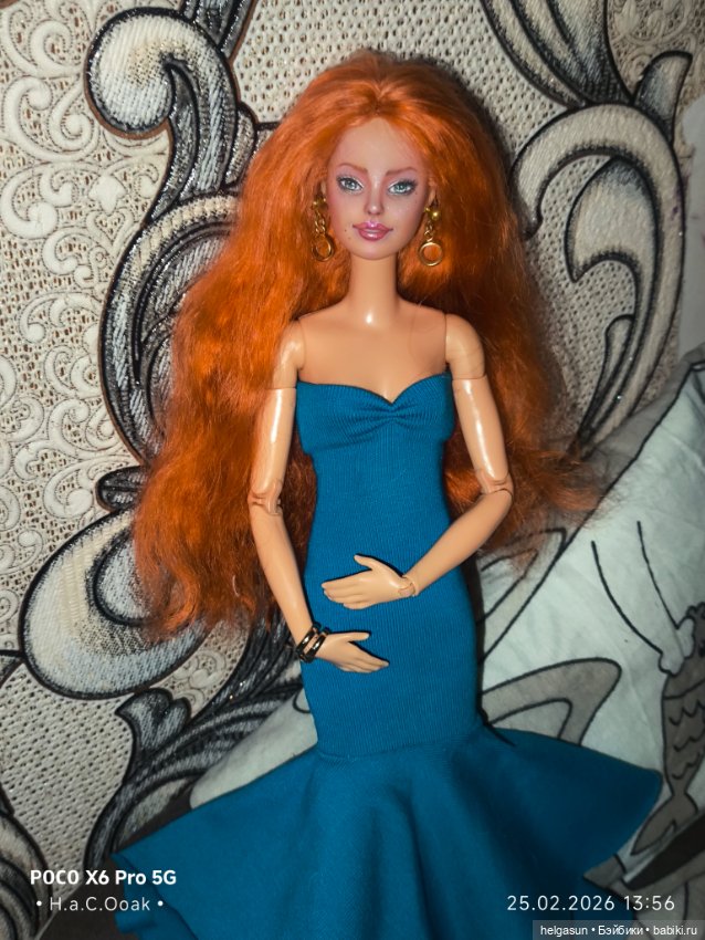 Ооак Кукла барби бмр Милли bmr 1959 высокое тело barbie (фото 2)