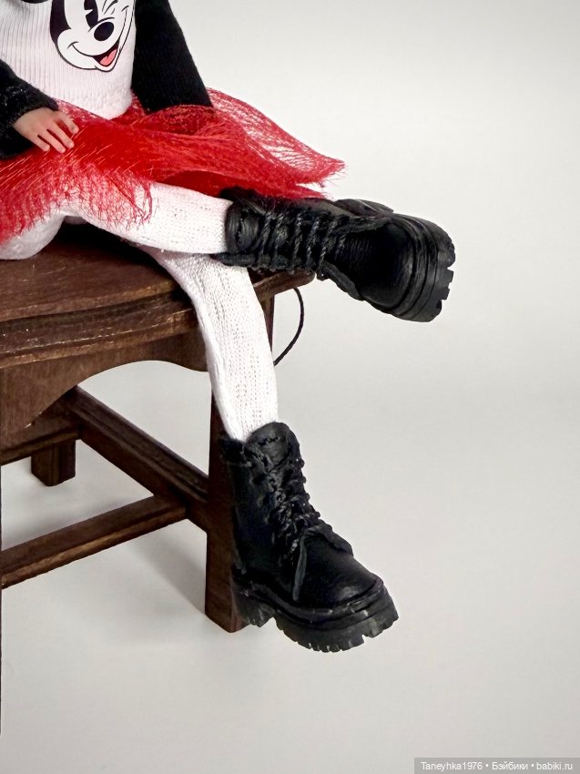 Ботинки для куклы БЖД Ажур Натальи Петровой (фото 2)