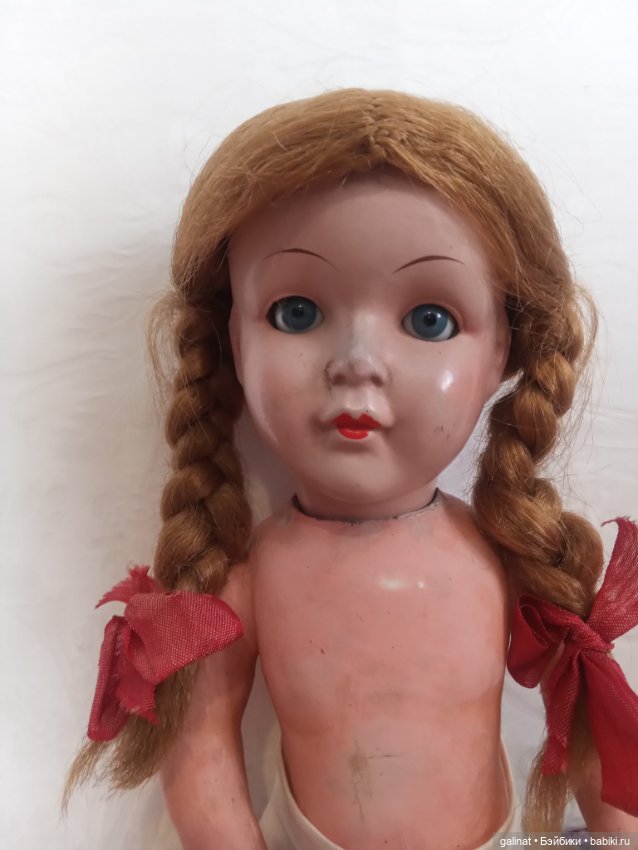 Старинная немецкая композитная кукла (фото 8)
